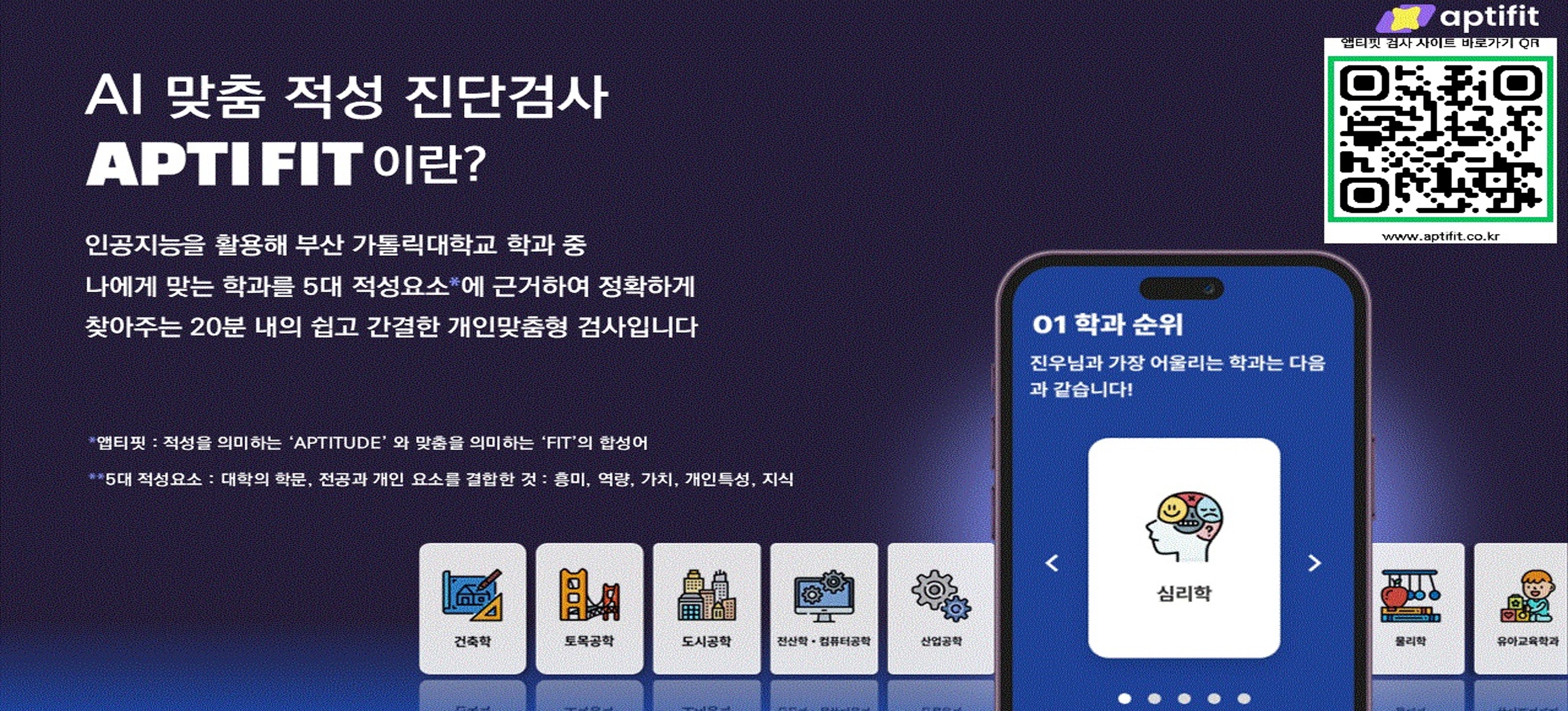 AI 진로 적성 진단 검사(APTIFIT 검사)